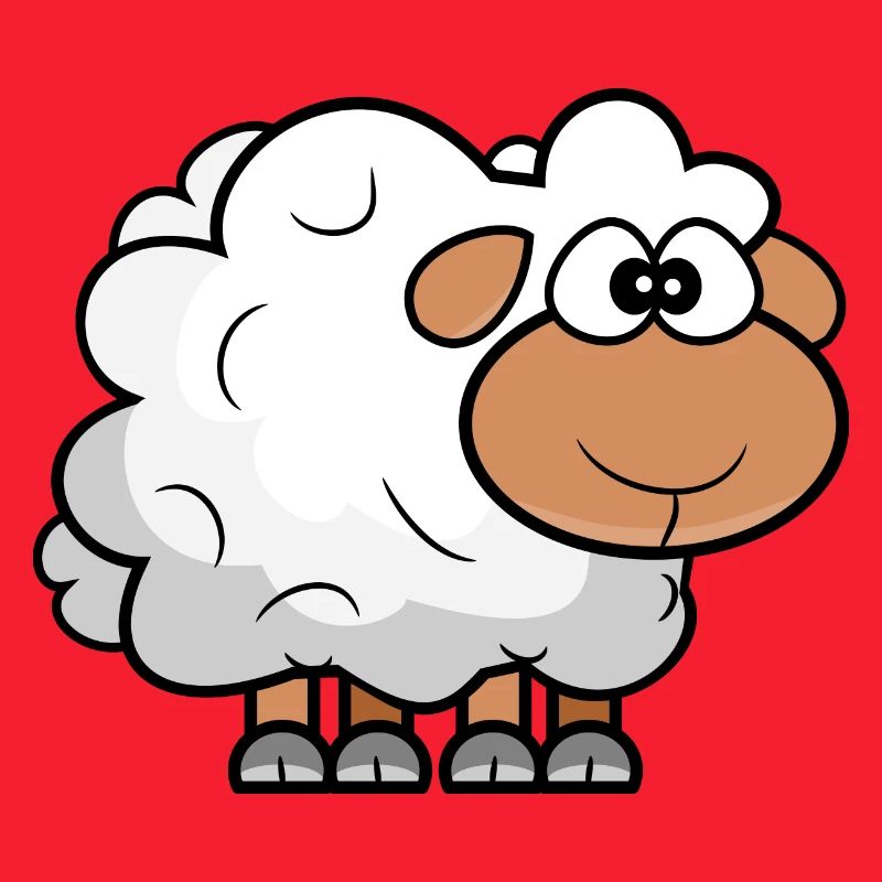 Cartoon Comic Sheep