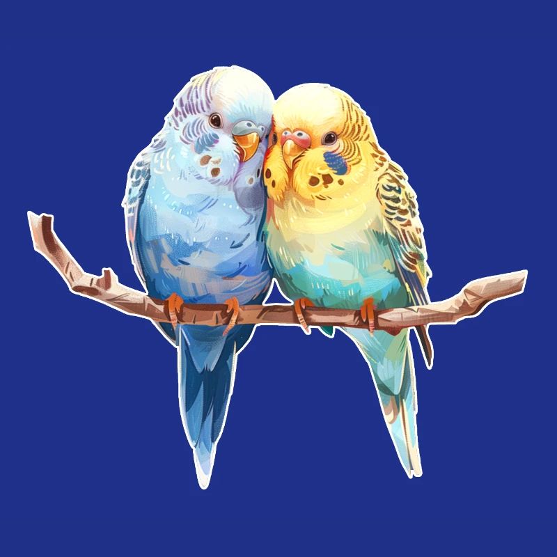 Budgie pair