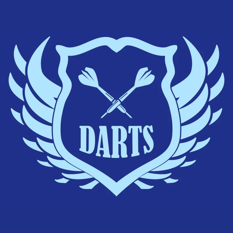 Darts Shield Emblem Wings