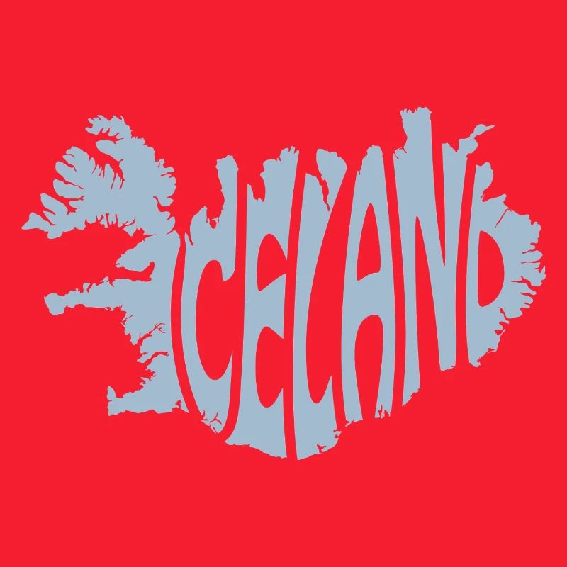 Iceland Typography Design