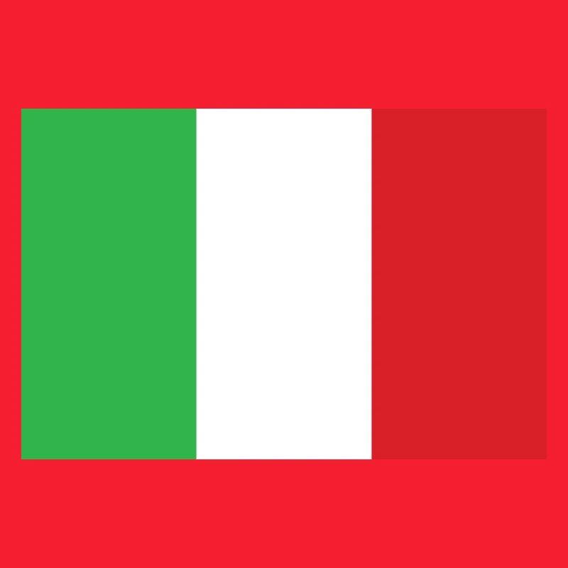Italy Flag Vertical Design