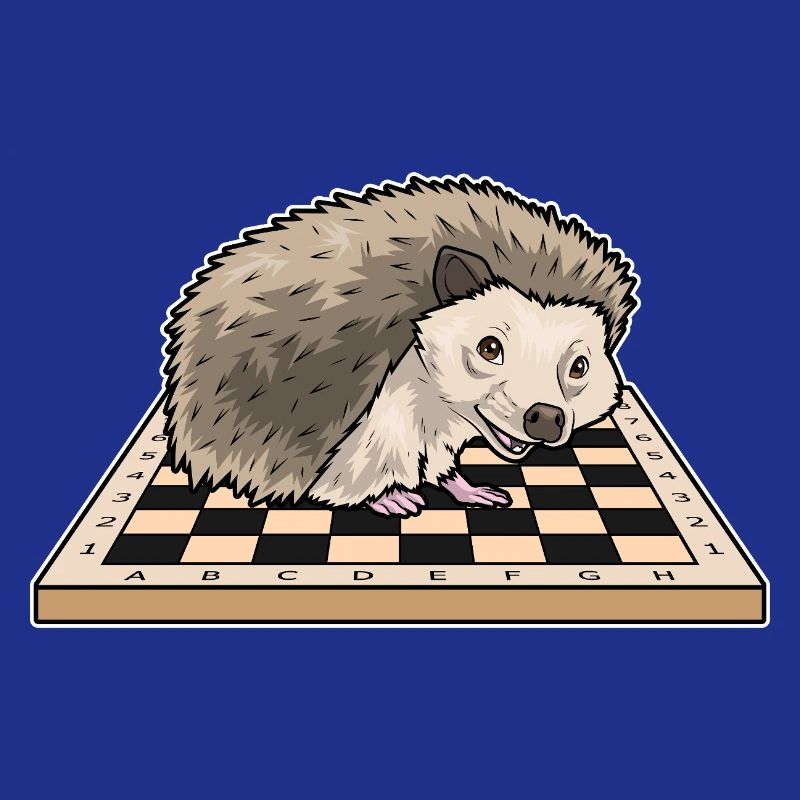 Hedgehog Chessboard Chess Board Game