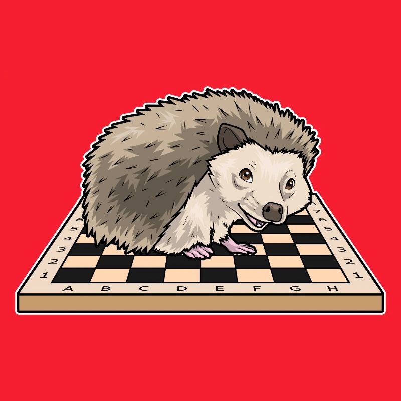 Hedgehog Chessboard Chess Board Game