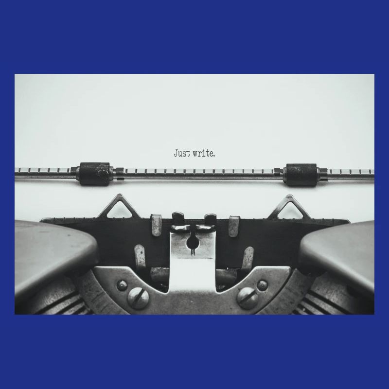 Just Write Vintage Typewriter Design
