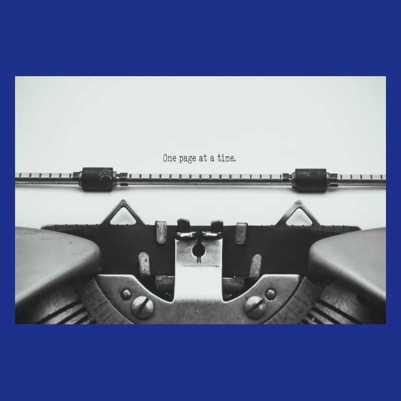 One Page At A Time Typewriter Design