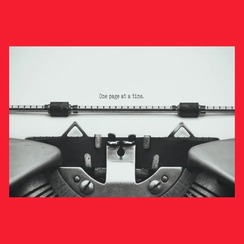 One Page At A Time Typewriter Design