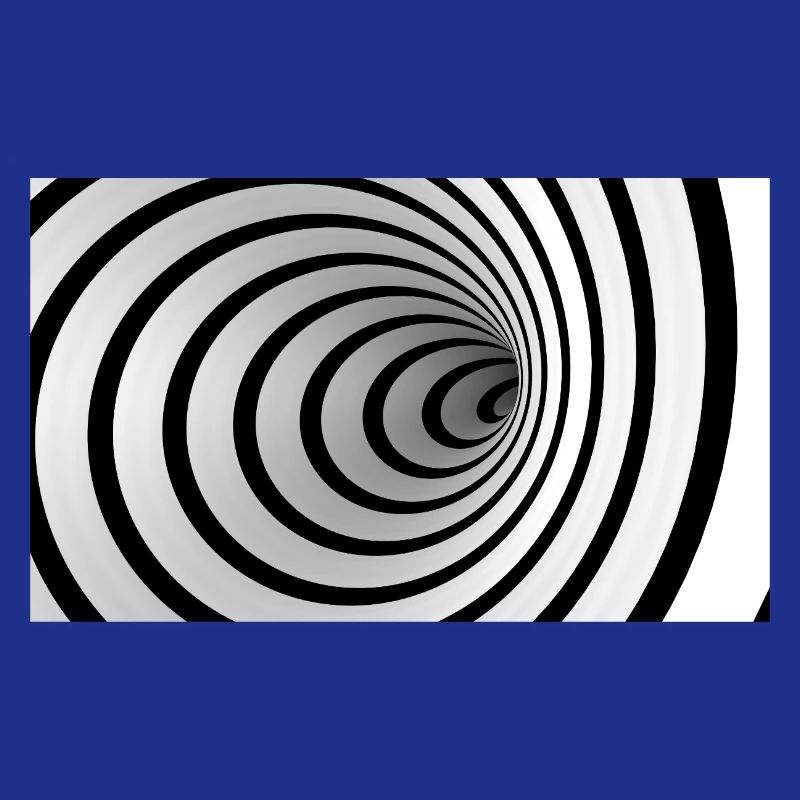Spirale noire et blanche vortex