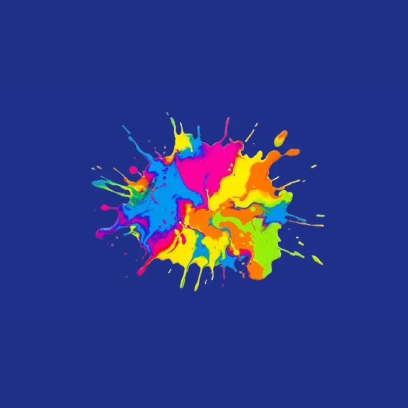 Regenbogenfarbe-Spritzexplosion