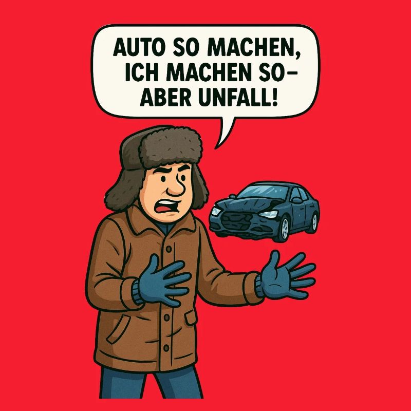 Auto machen so ich machen so aber Unfall