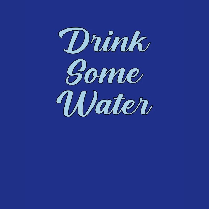 Buvez de l’eau scripte