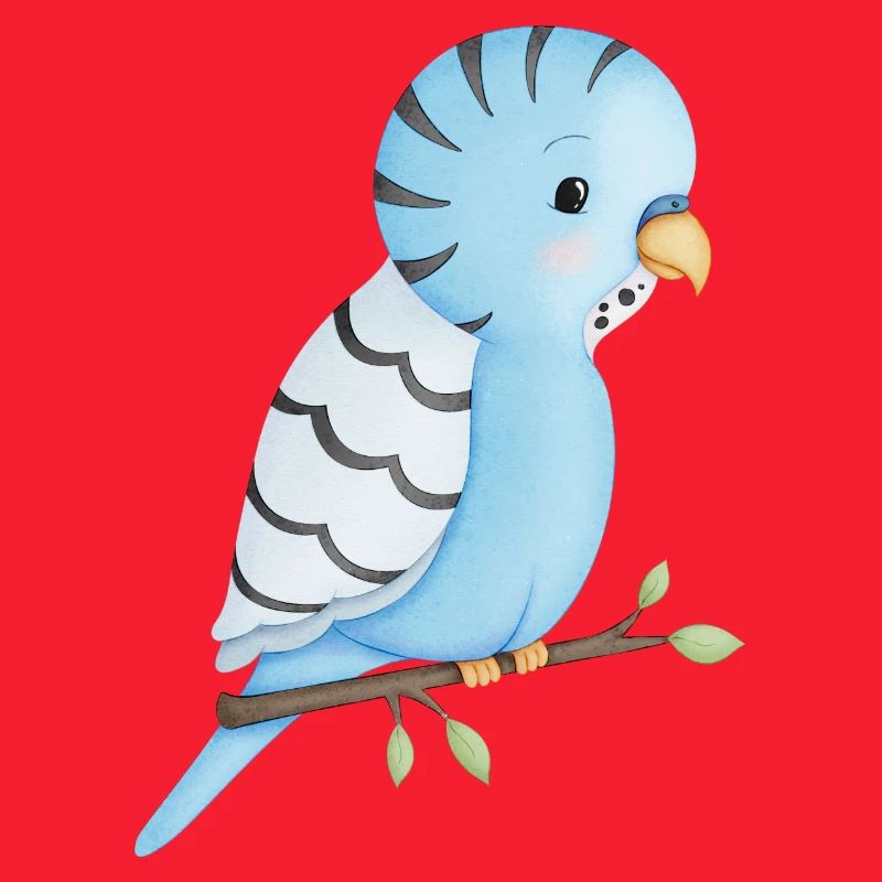 mignon oiseau perruche