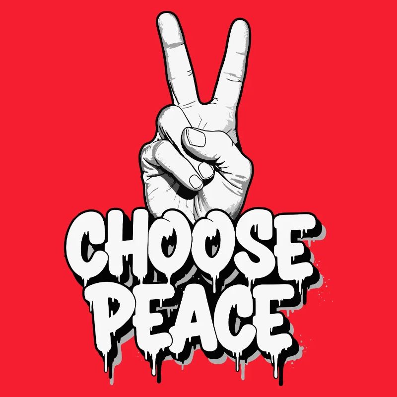 Choose Peace Graffiti