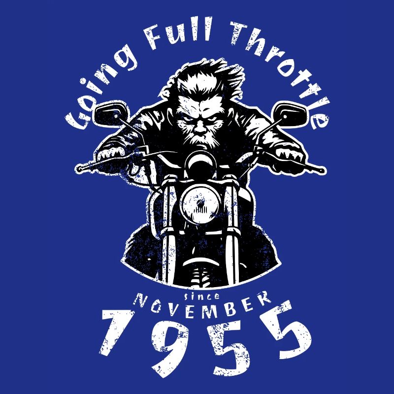 70. Geburtstag Going Full Throttle Since 11/1955