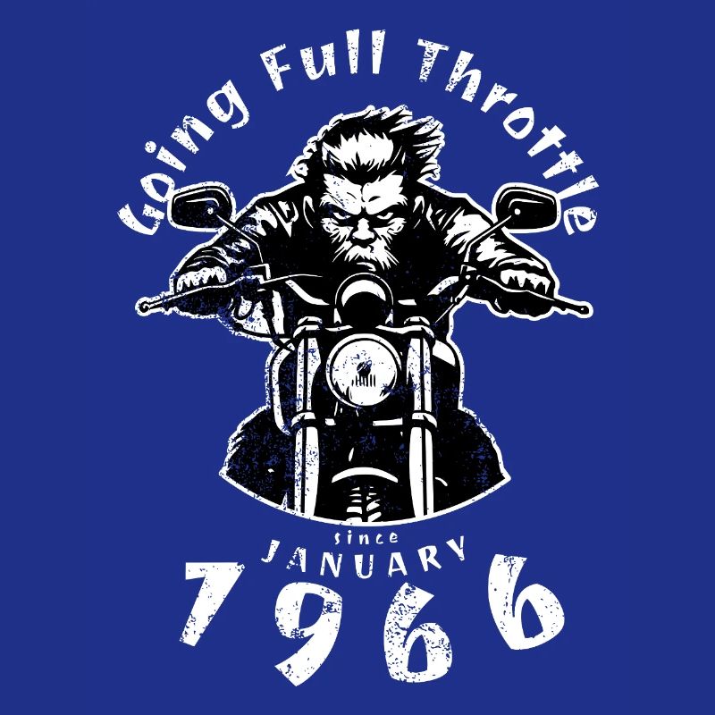 60. Geburtstag Going Full Throttle Since 01/1966