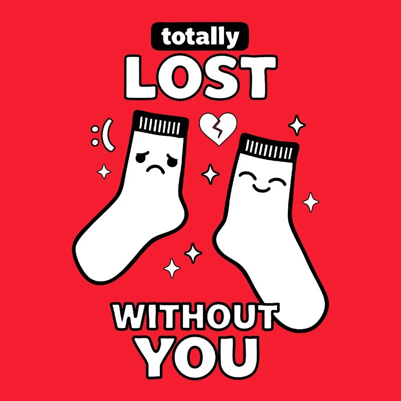 Totally Lost Ohne Dich Socken