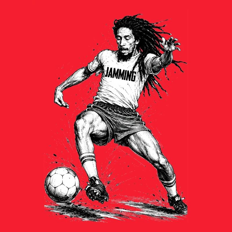 Jammin Kick Dreadlock Fußballheld