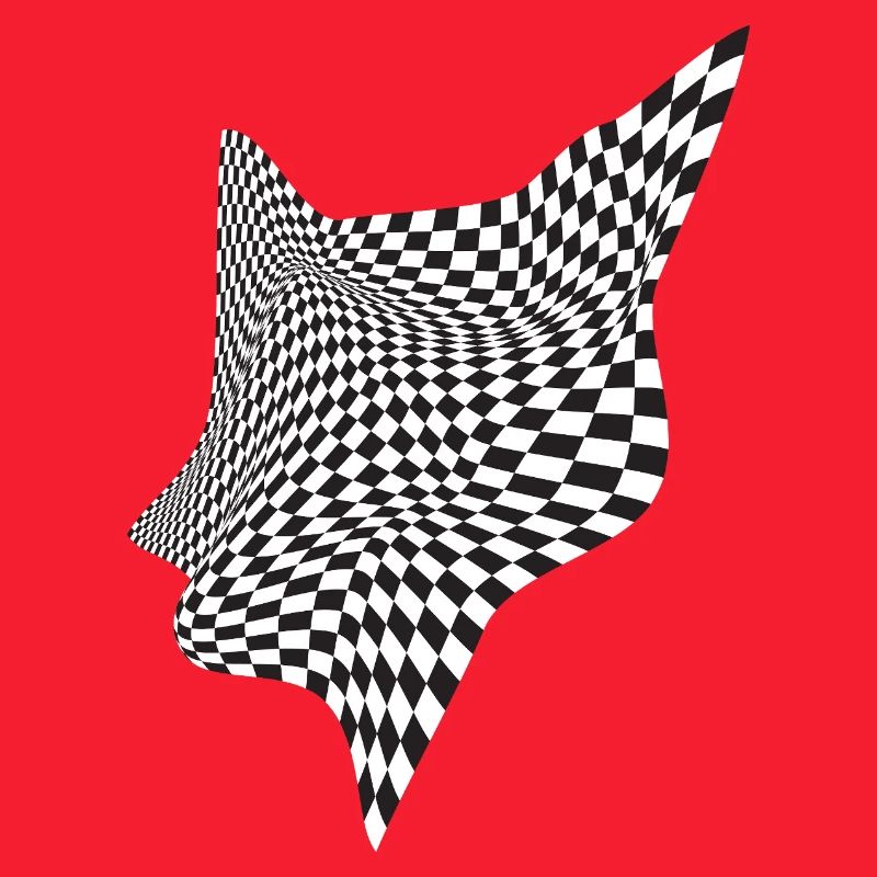 Flux à damier déformé