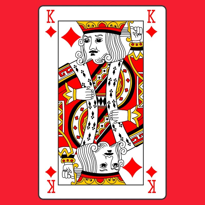 Playing card diamond lord