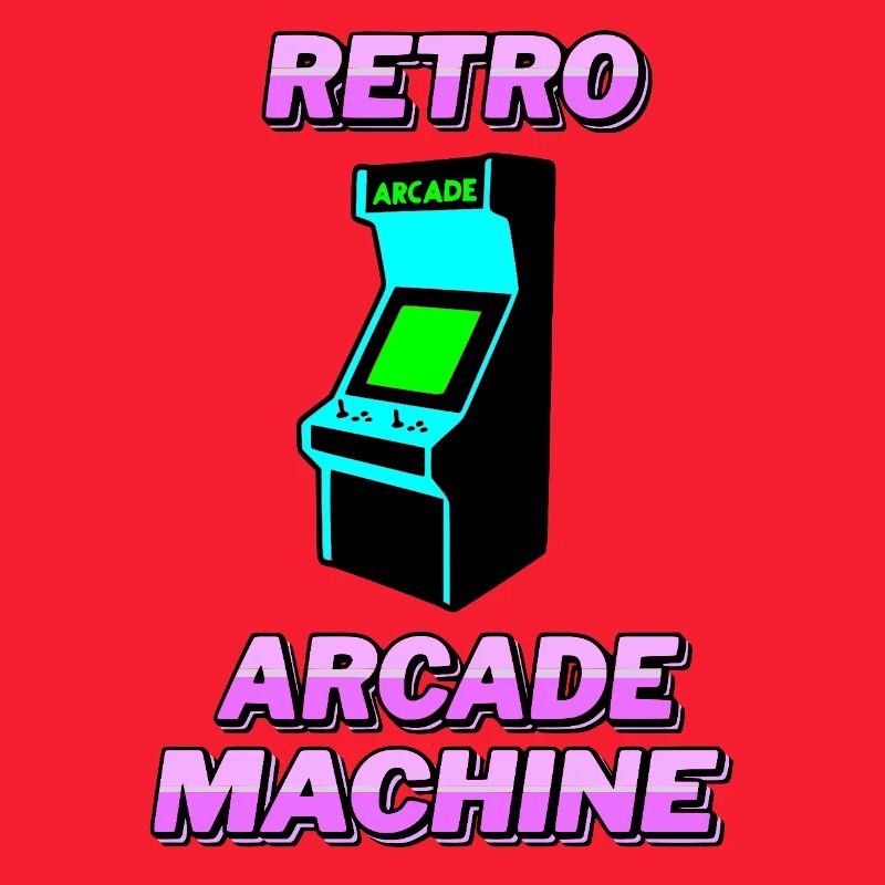 Retro arcade machine