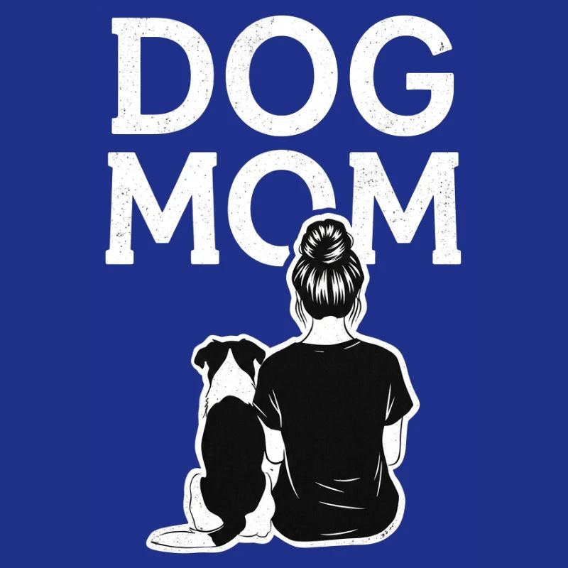 Silhouette de maman de chien