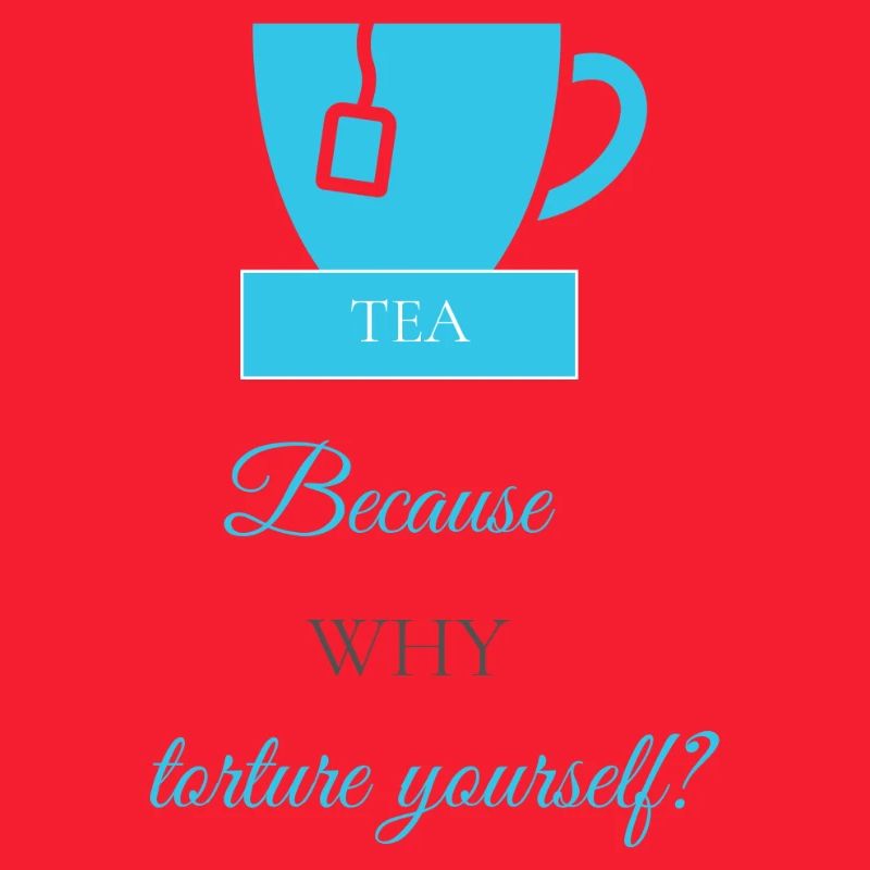 TEA-RIFFIC (Light Blue + Grey)