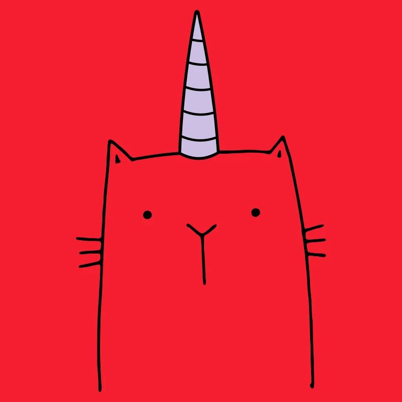 Cadeau mignon chat licorne