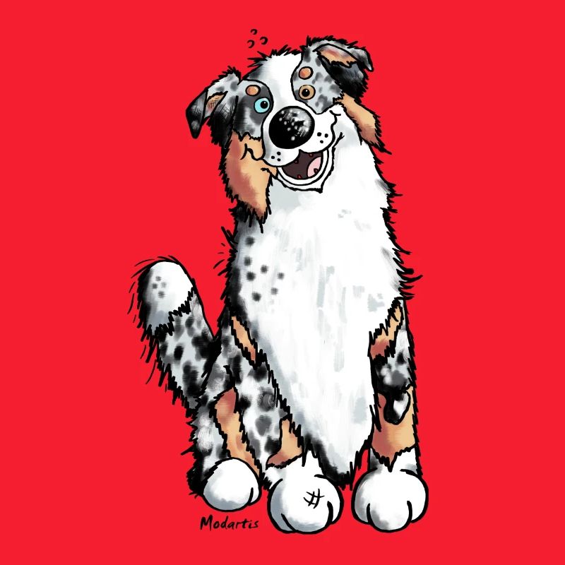 Funny Australian Shepherd