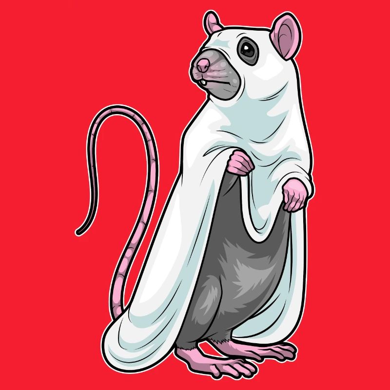 Rat Halloween Ghost