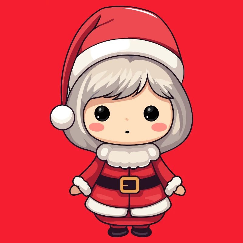 Chibi Santa Mädchen