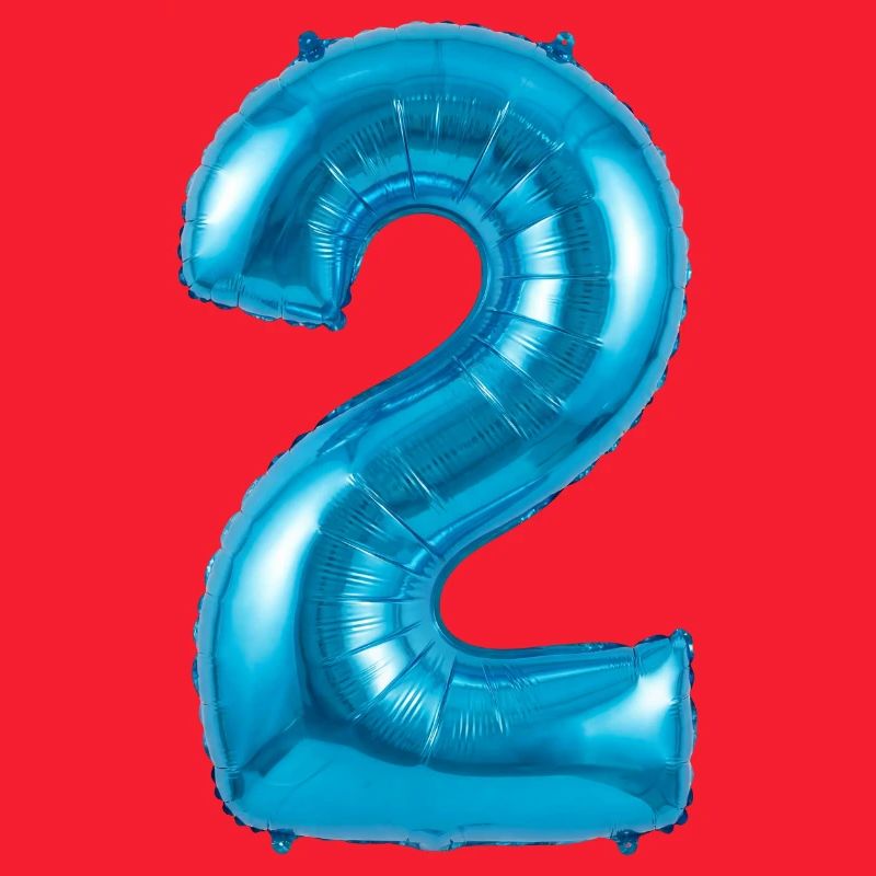 2nd Birthday, Second Birthday Balloon Helium