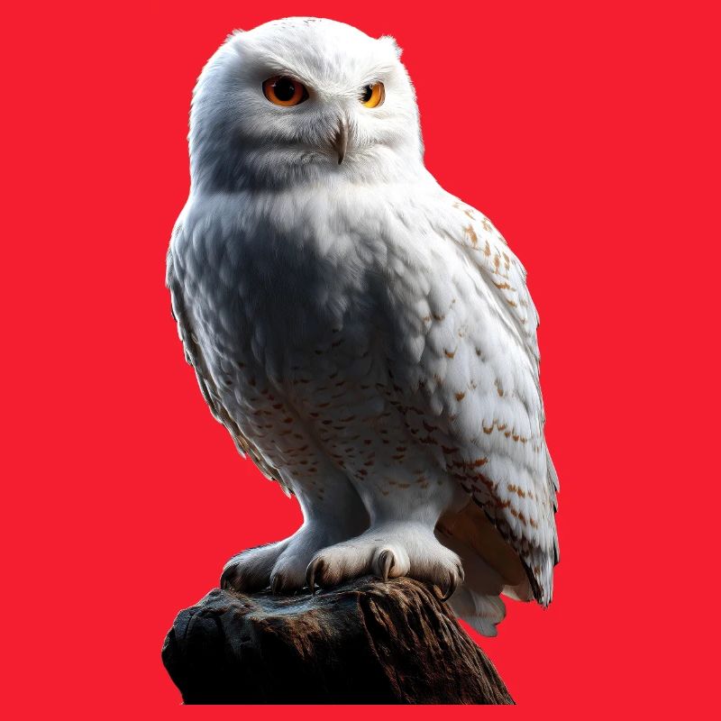 Schneeeule Weiße Eule Kauz Uhu Owl Schnee Eulen