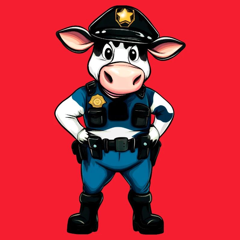 Polizei Kuh