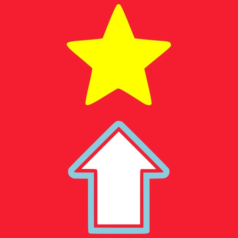Stern Pfeil Comic Symbol