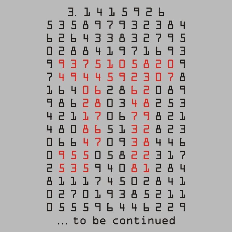pi - 3,14159265 - nerd - mathematik