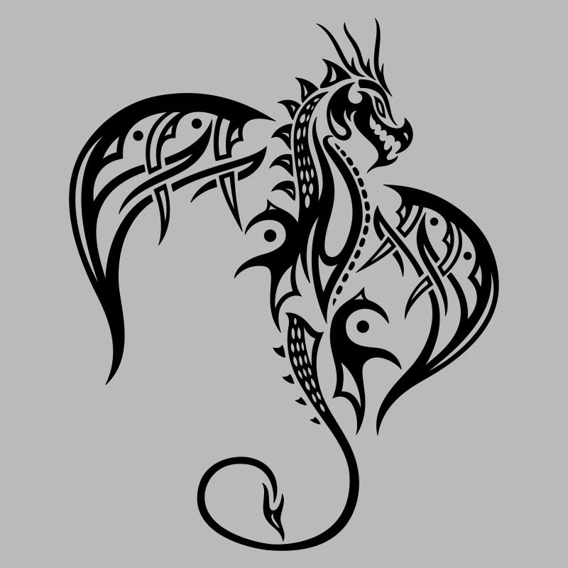 Dragon avec des ailes.