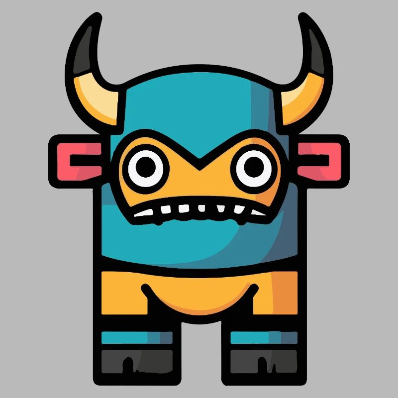 Stier Halloween Comic Bulle