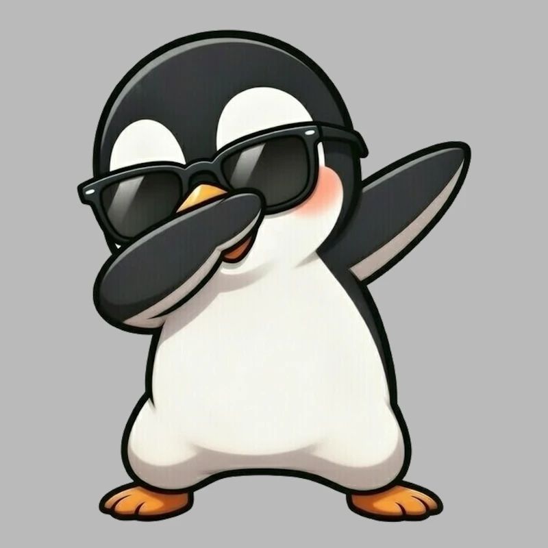 Dabbing Penguin