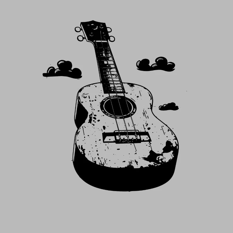 Ukulele Comic-Stil
