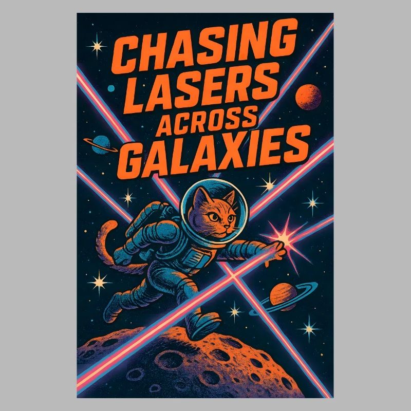 Laser Hunt Through Galaxies | Space Cat Sci-Fi