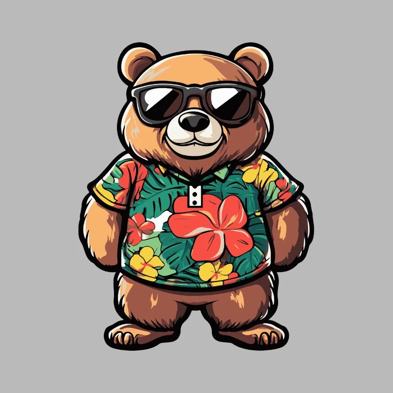 Bear Comic Vacation