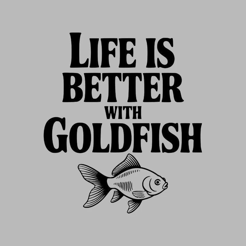 Life is Better with Goldfish