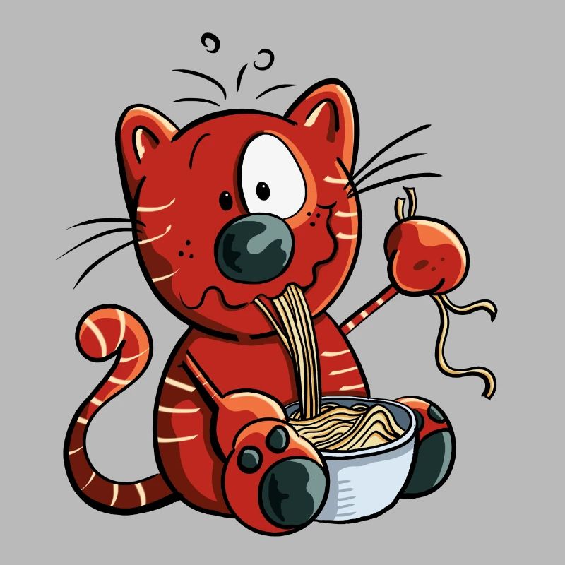 Mignon chat comique