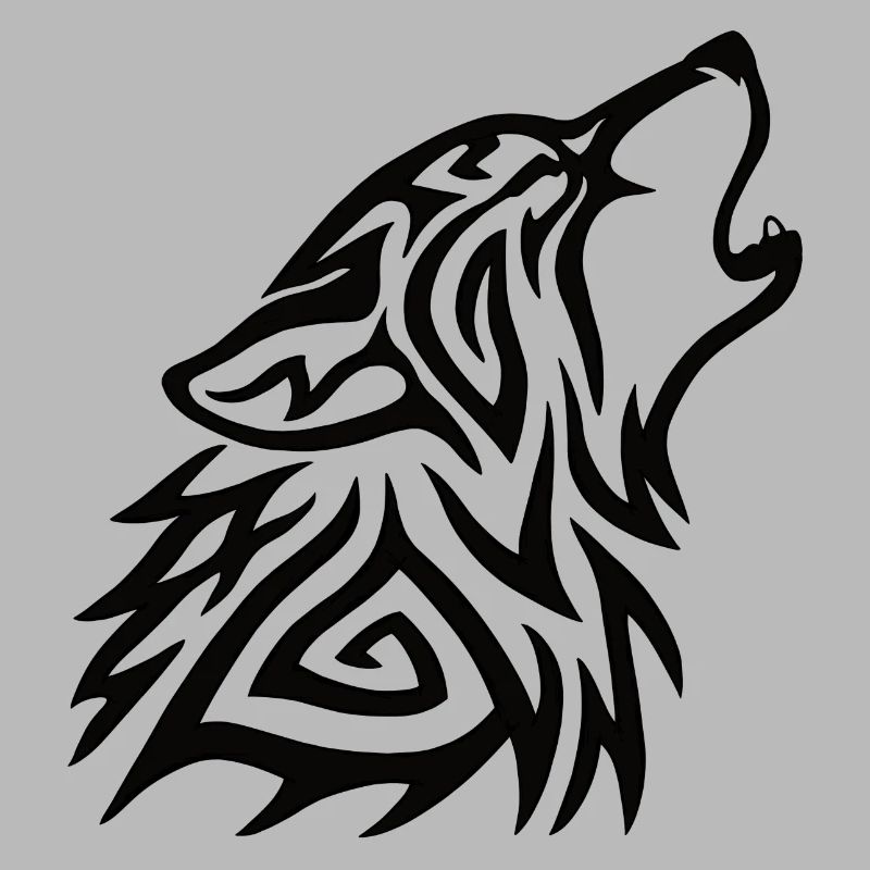 Stammeswolf heulen