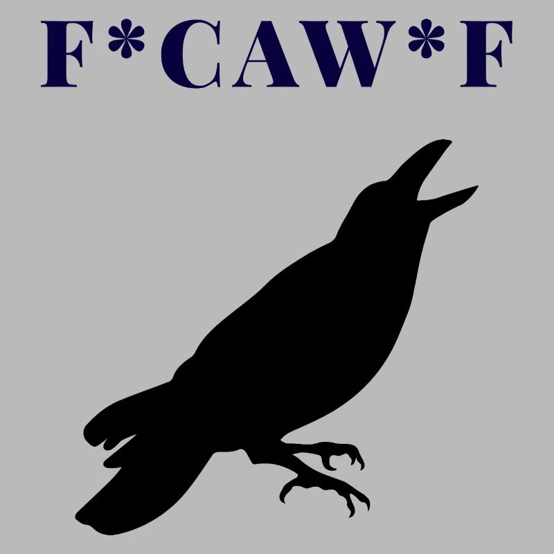 FCAWF Funny Crow Bird Design