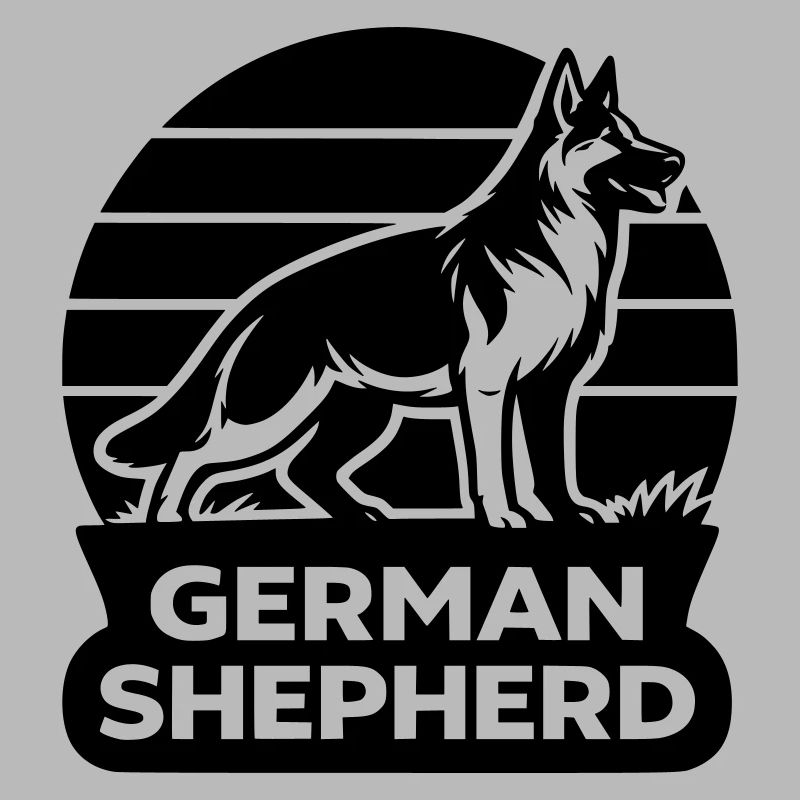 German Shepherd Silhouette