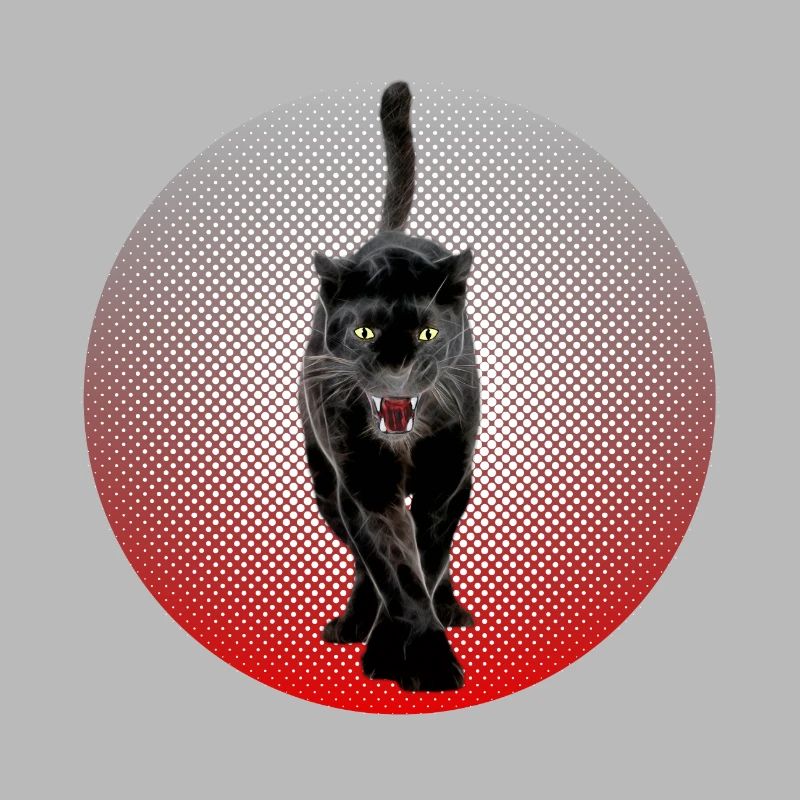 Black Cougar schwarzer Panther CB Cat Black