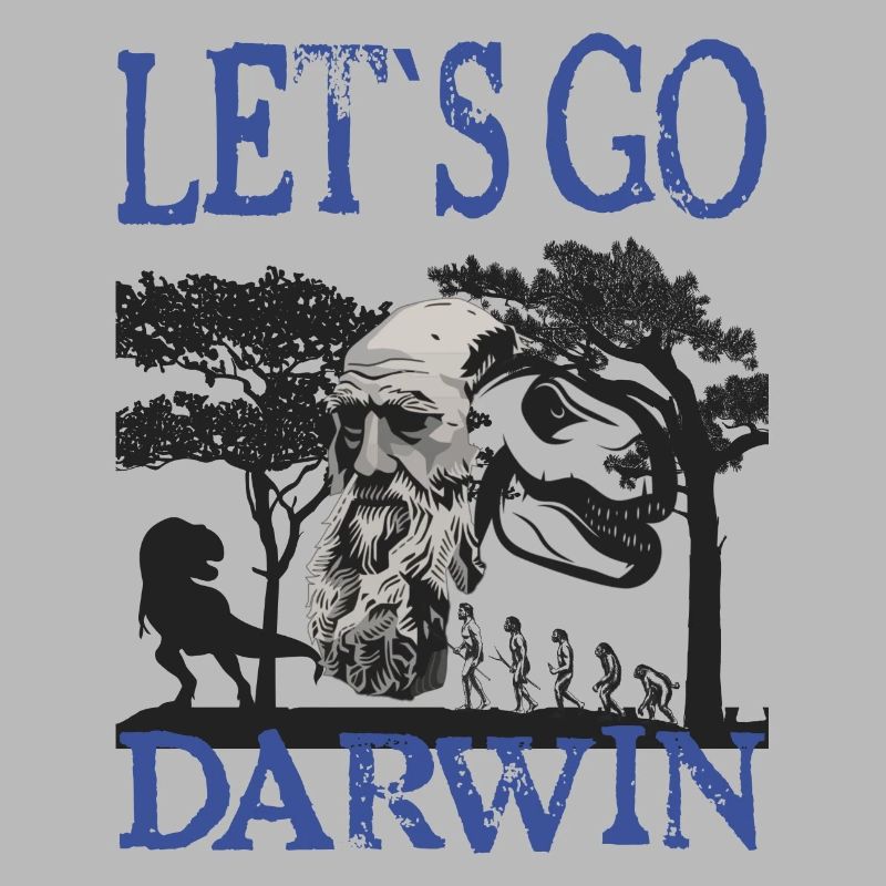 Charles Darwin Evolution textile gift idea
