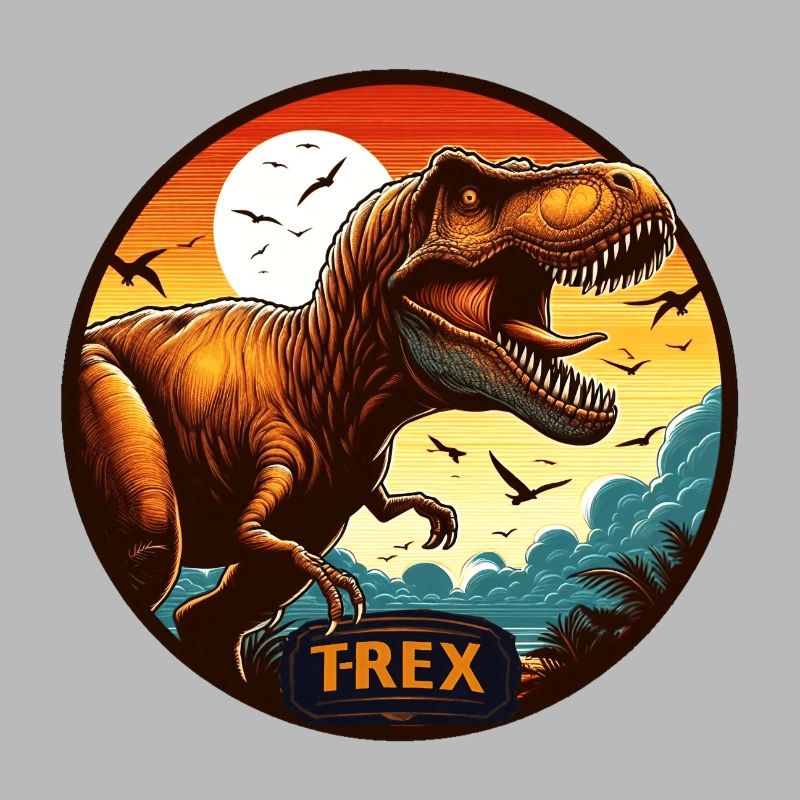 Dinosaurier T-Rex Logo