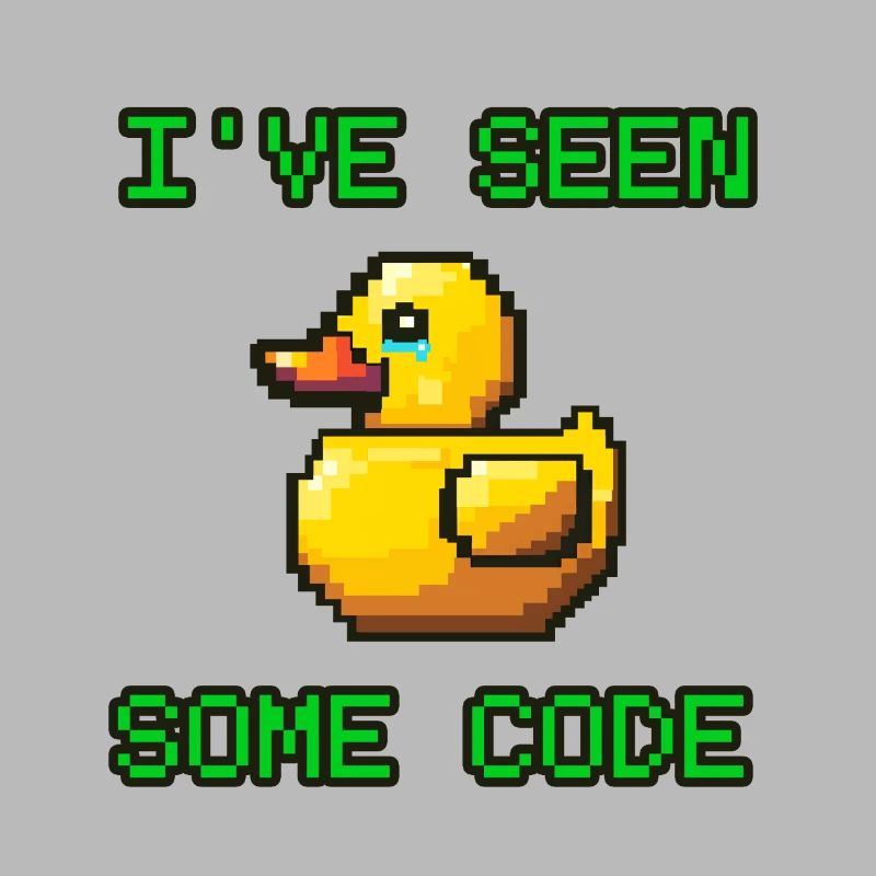 Pixel Duck Ich habe etwas Code gesehen