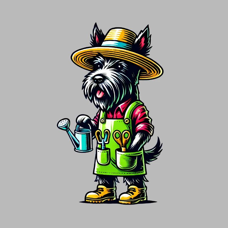 Scottish Terrier Gärtner